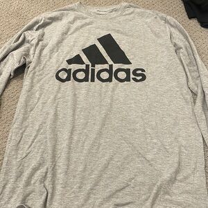 Men’s grey adidas long sleeve